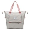Foldable & Expandable Travel Gym Duffel White color SKU reference
