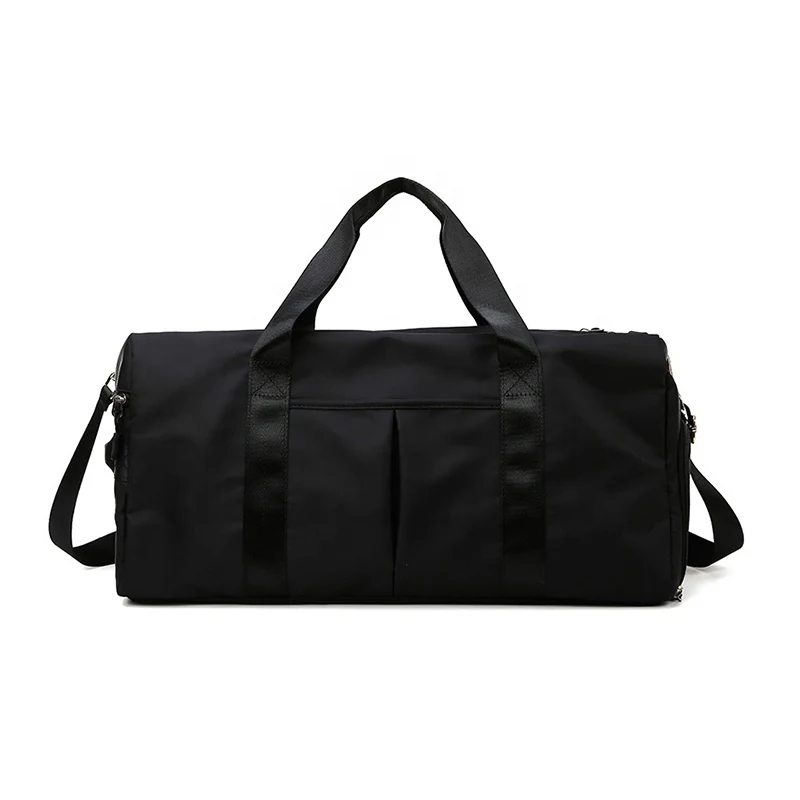 Dry-Wet Separated Sports & Travel Duffle Black color SKU reference