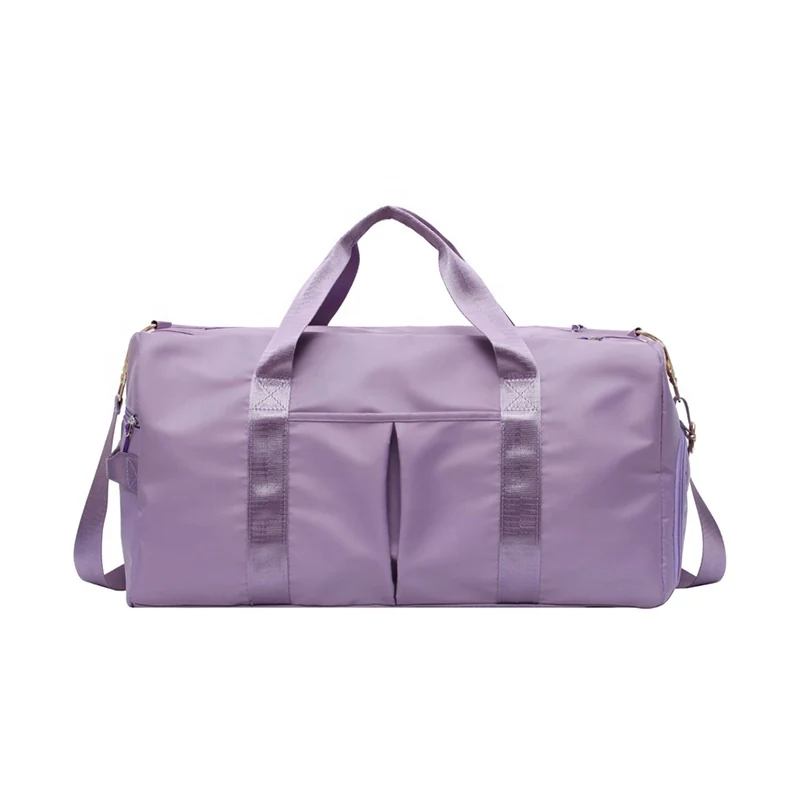 Dry-Wet Separated Sports & Travel Duffle Purple color SKU reference