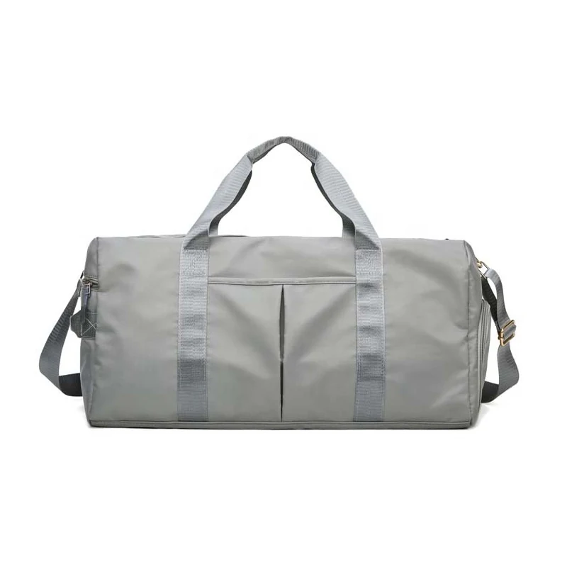 Dry-Wet Separated Sports & Travel Duffle Gray color SKU reference