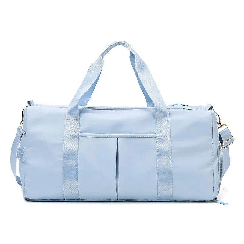 Dry-Wet Separated Sports & Travel Duffle Blue color SKU reference
