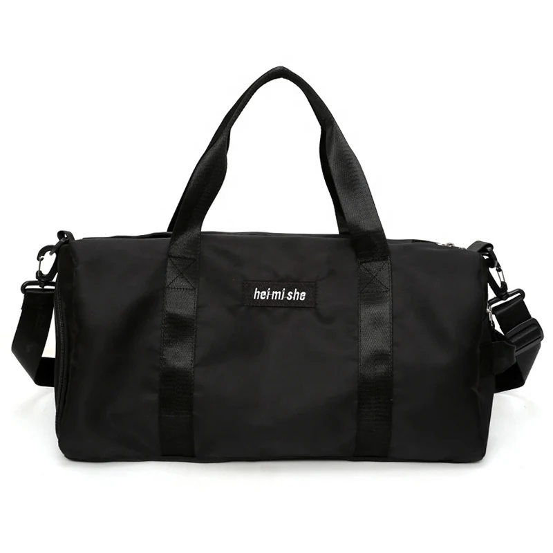 Compact Sports Weekender Duffle with Shoe Compartment Black color SKU reference
