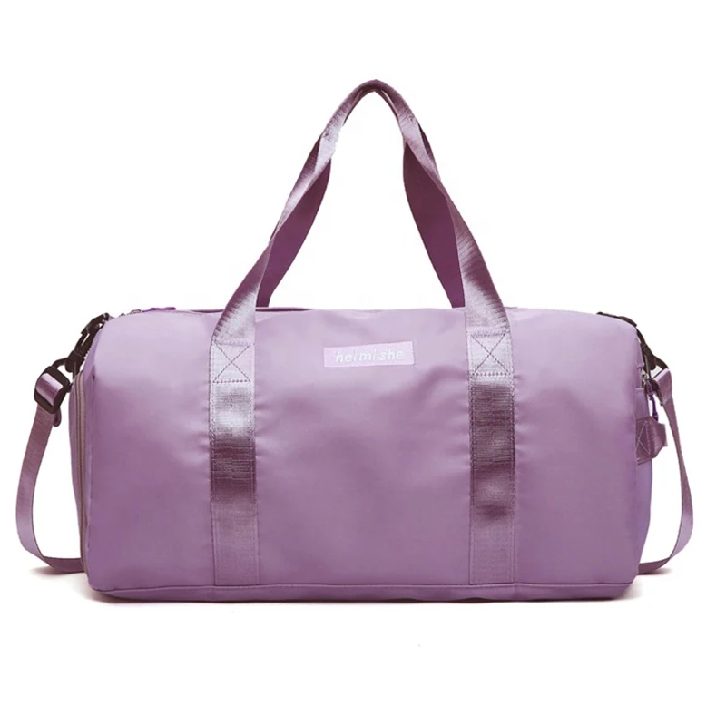 Compact Sports Weekender Duffle with Shoe Compartment Purple color SKU reference
