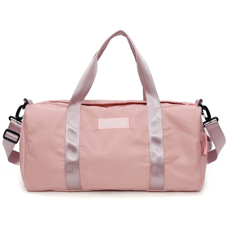 Compact Sports Weekender Duffle with Shoe Compartment Pink color SKU reference