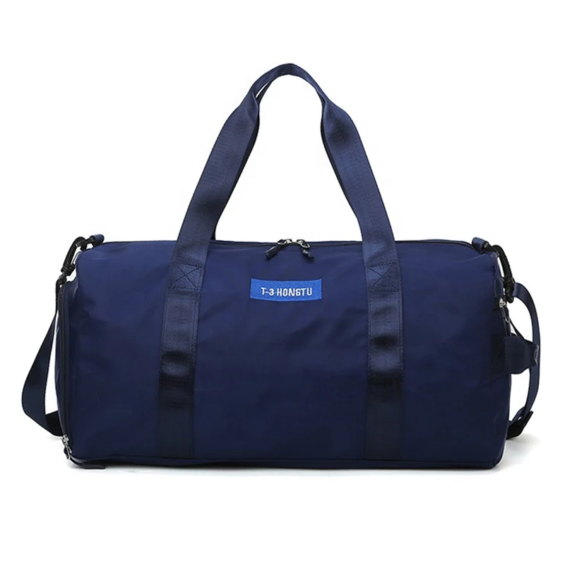 Compact Sports Weekender Duffle with Shoe Compartment Blue color SKU reference
