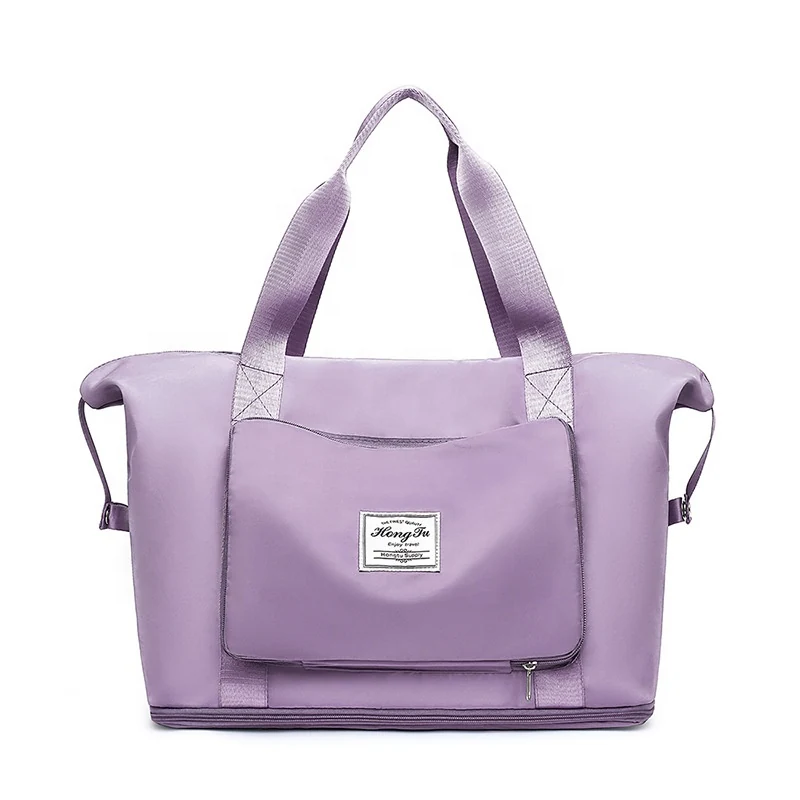 Foldable Women's Weekend Travel Tote Purple color SKU reference