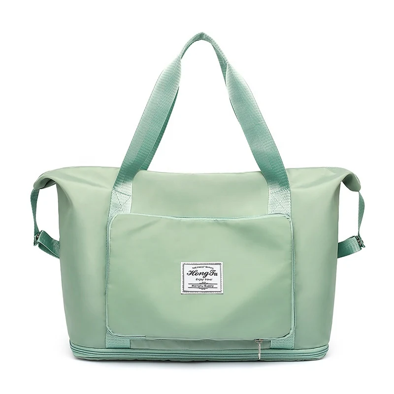 Foldable Women's Weekend Travel Tote Green color SKU reference