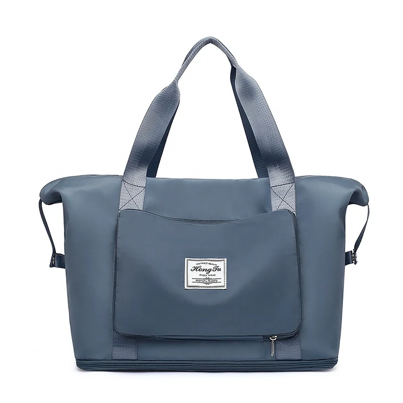 Foldable Women's Weekend Travel Tote Blue color SKU reference