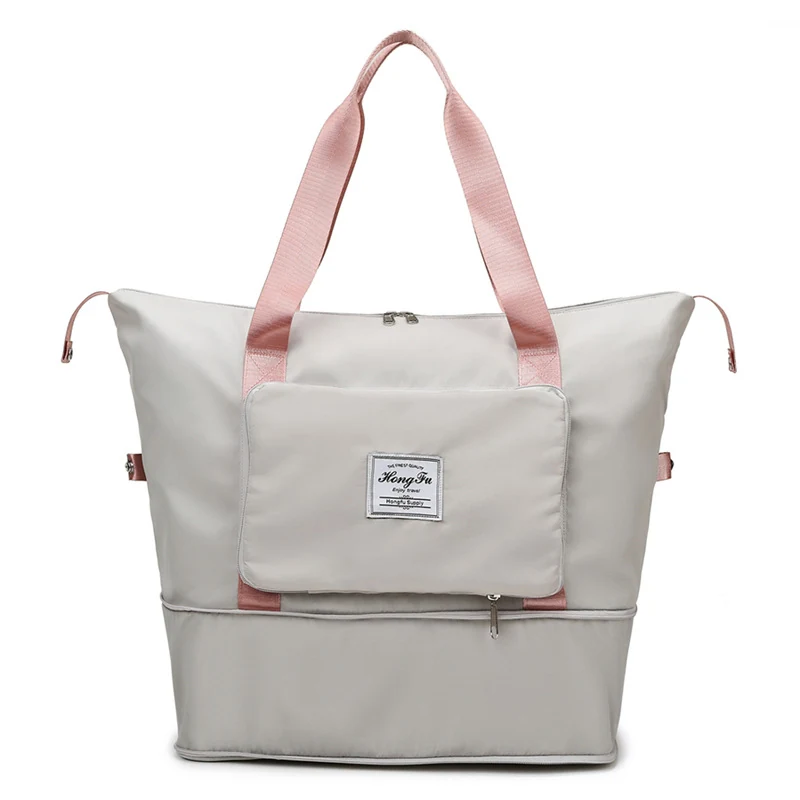 Expandable Oxford Travel Duffle with 13 Color References White color SKU reference