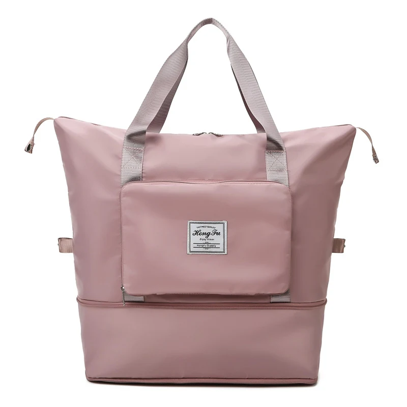 Expandable Oxford Travel Duffle with 13 Color References Pink color SKU reference