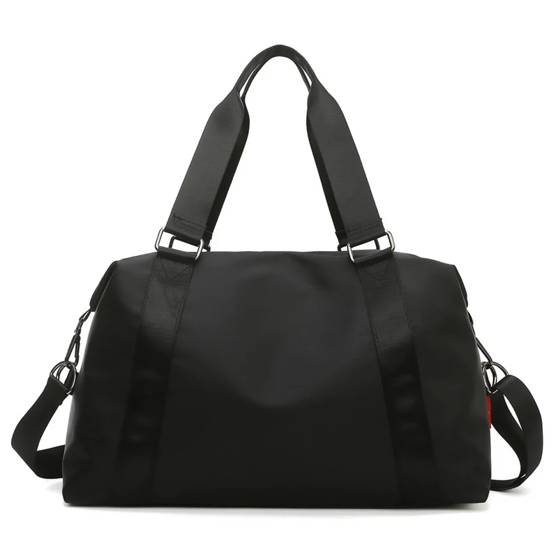Two-Size Carry-On Travel Tote Black color SKU reference