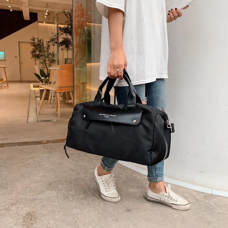 Foldable Sublimation-Ready Sports Duffle with Shoe Storage product reference image