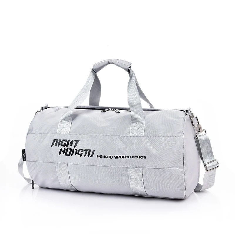 Two-Size Black & Silver Travel Duffle 银色48 × 27 × 27 cm color SKU reference