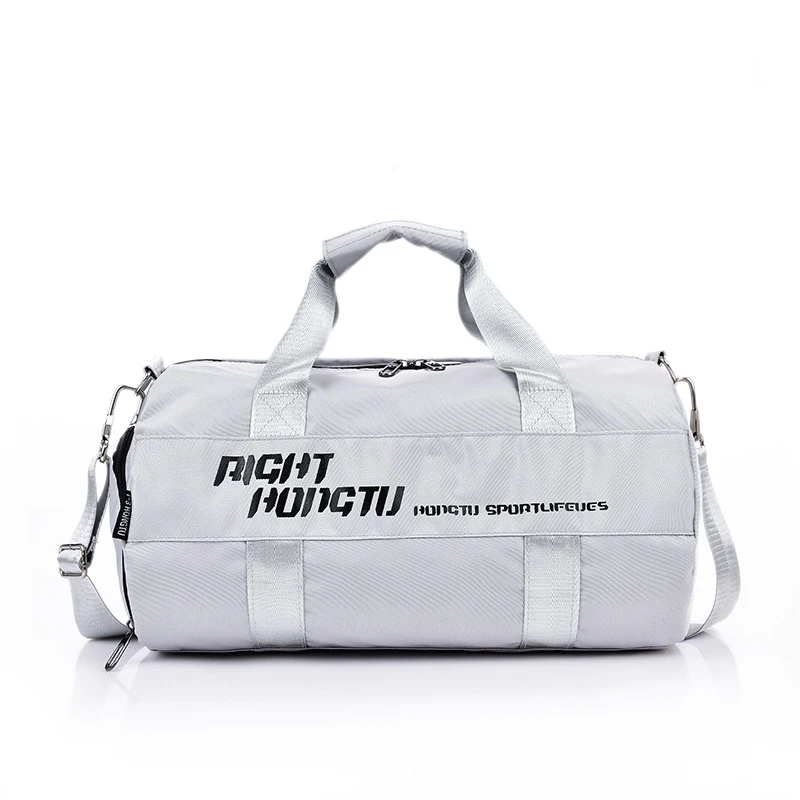 Two-Size Black & Silver Travel Duffle 银41 × 24 × 24 cm color SKU reference