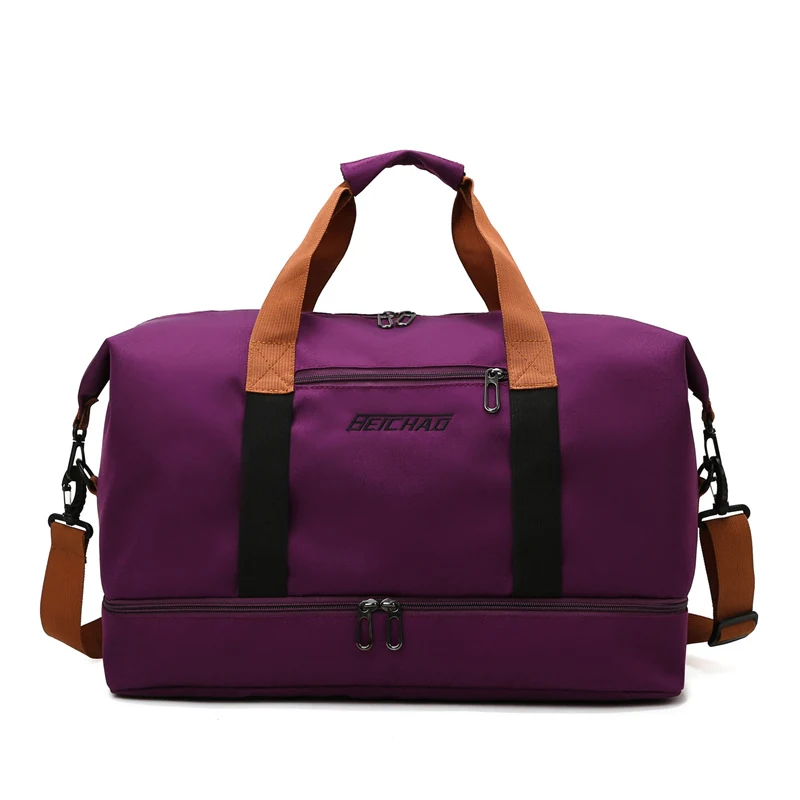 Multi-Color Training Duffle with Shoe Storage Purple color SKU reference