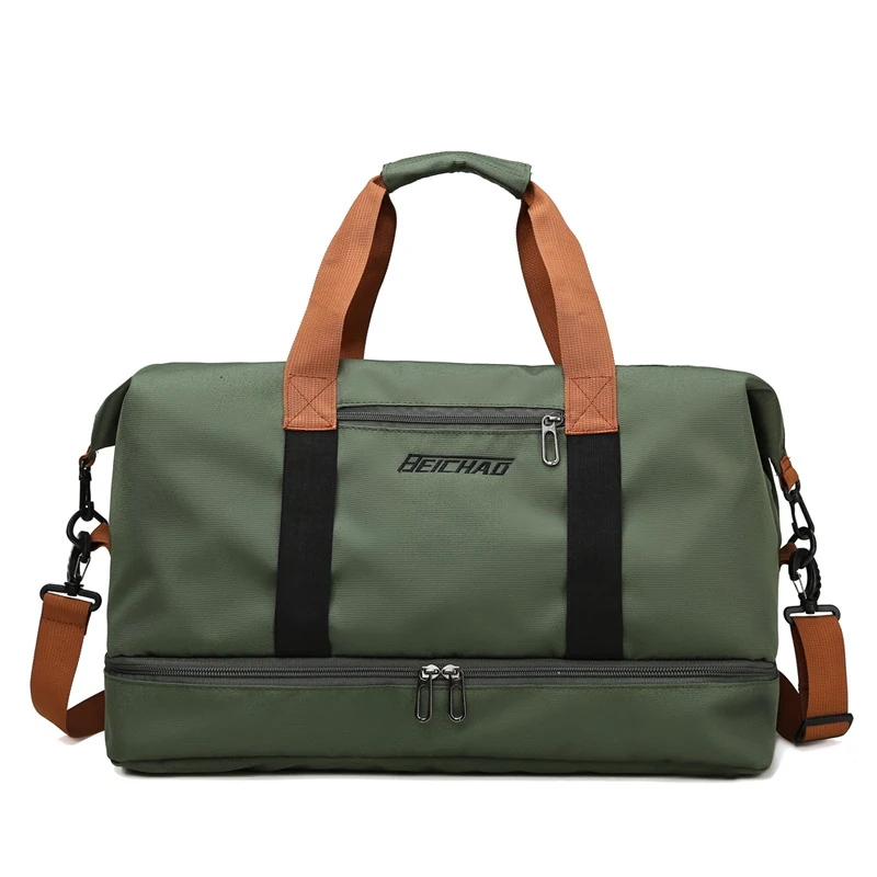 Multi-Color Training Duffle with Shoe Storage Green color SKU reference