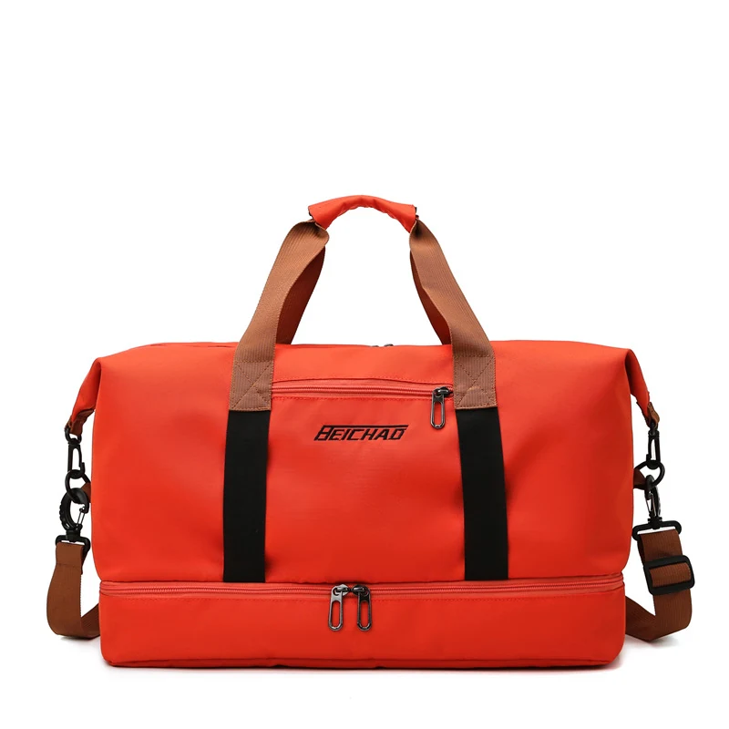 Multi-Color Training Duffle with Shoe Storage Red color SKU reference