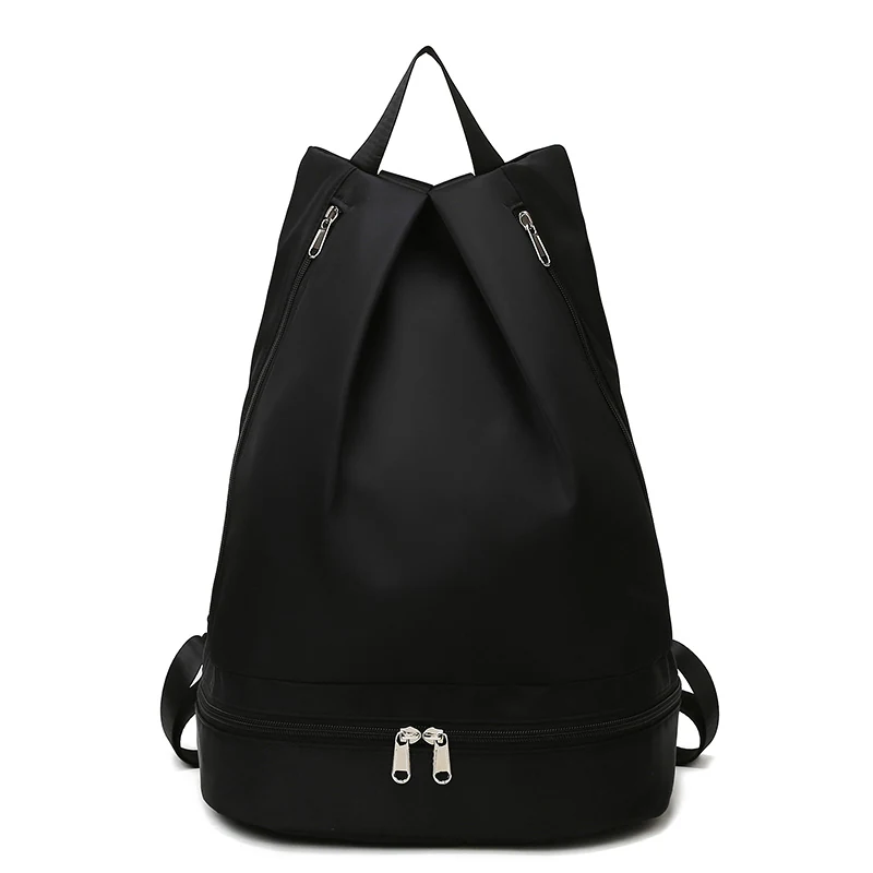 Dance & Fitness Duffle Backpack with Shoe Compartment Black color SKU reference