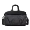 25L Polyester Gym & Travel Duffel with Dry/Wet Pocket Black color SKU reference