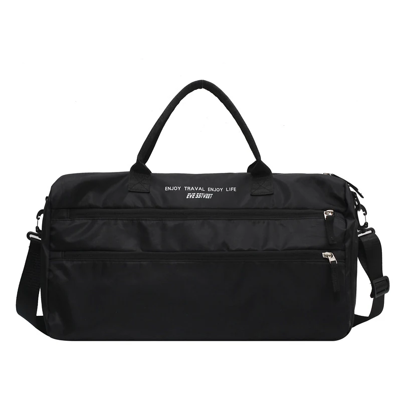 Custom Travel Weekender Duffle Black color SKU reference