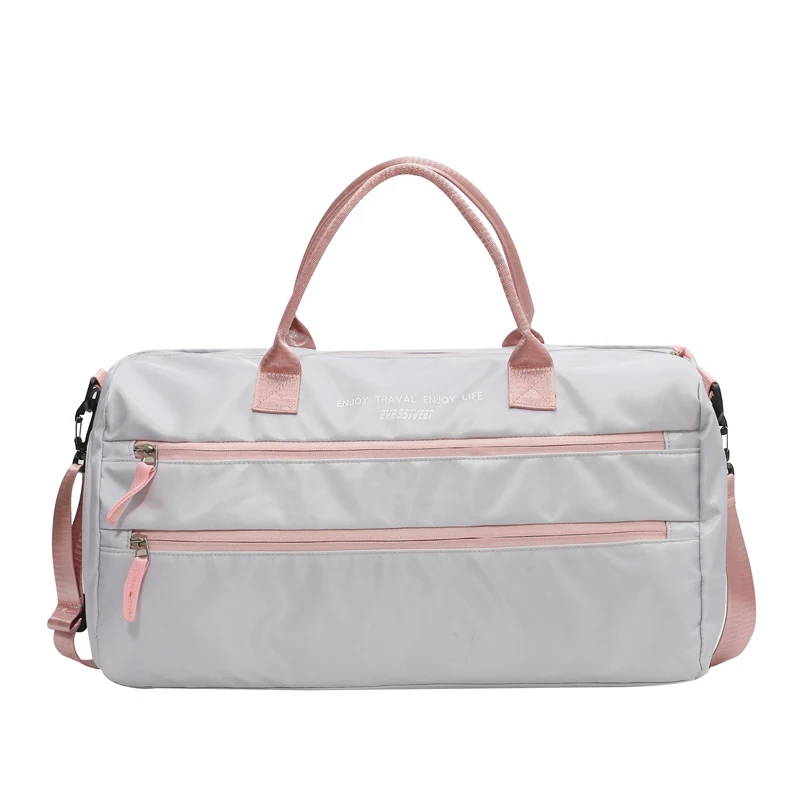 Custom Travel Weekender Duffle Gray color SKU reference