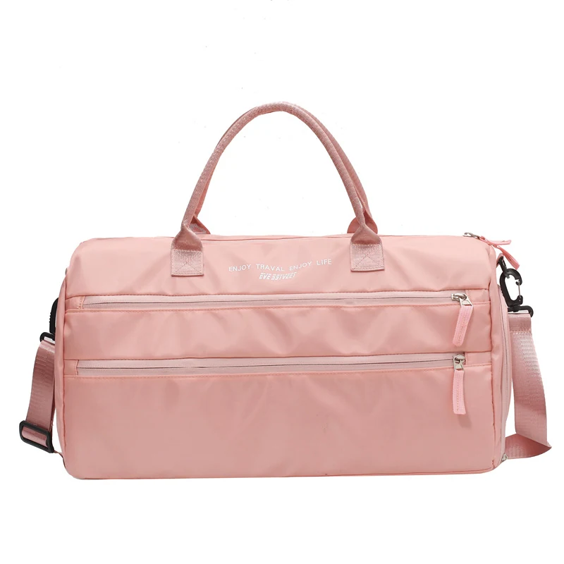 Custom Travel Weekender Duffle Pink color SKU reference