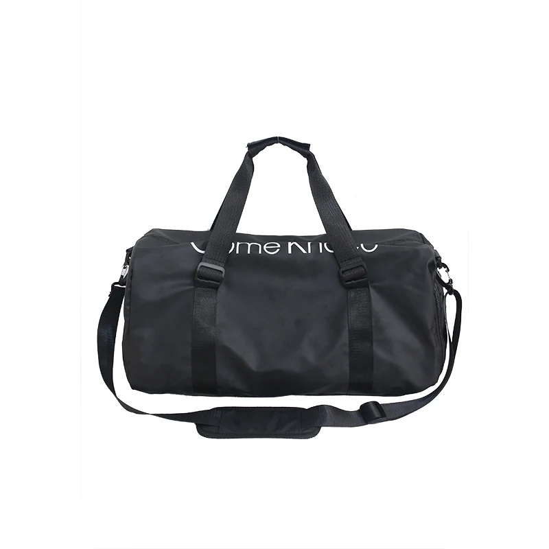 Carry-On Travel Duffle with Shoe Compartment Black color SKU reference