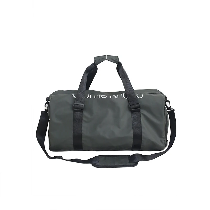 Carry-On Travel Duffle with Shoe Compartment Gray color SKU reference