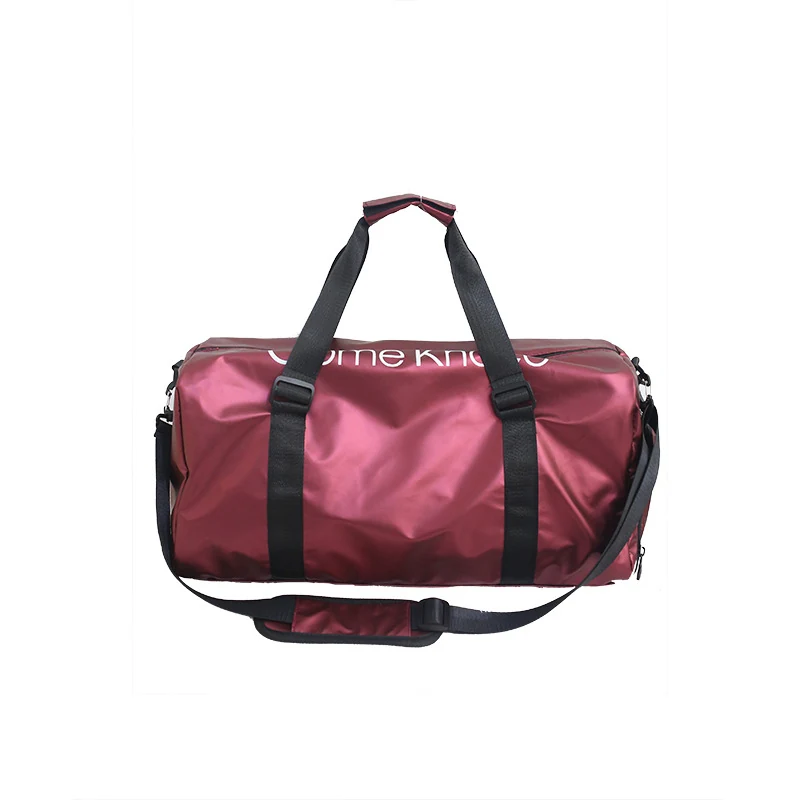 Carry-On Travel Duffle with Shoe Compartment Red color SKU reference
