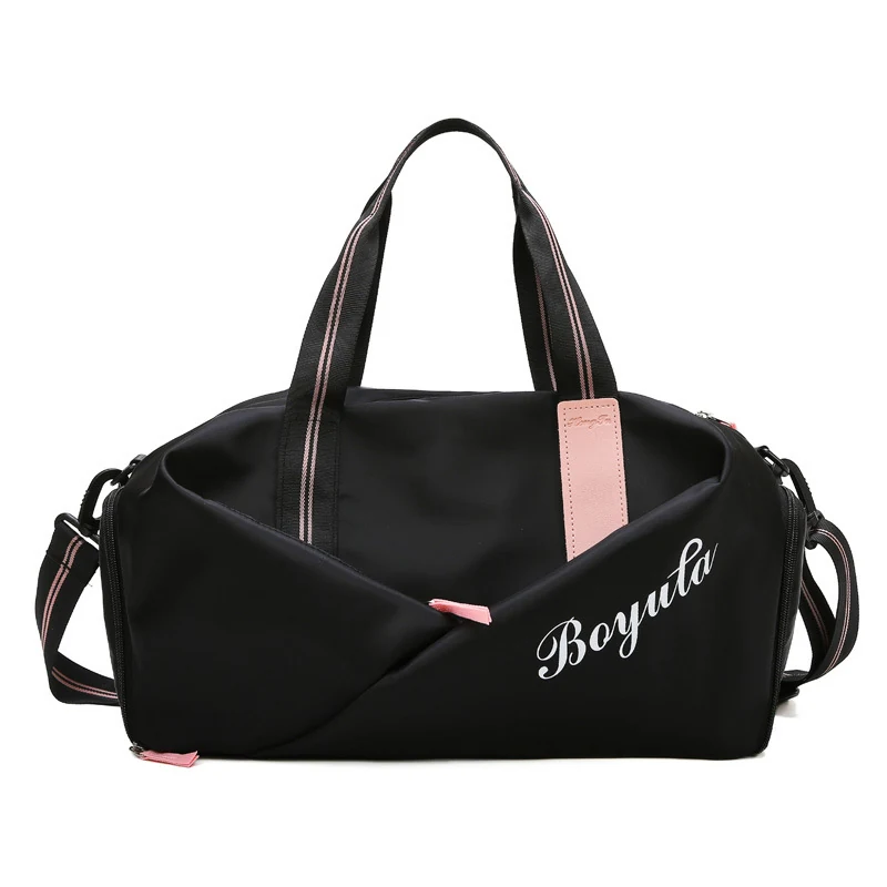 Weekender Duffle with Separate Shoe Compartment Black color SKU reference