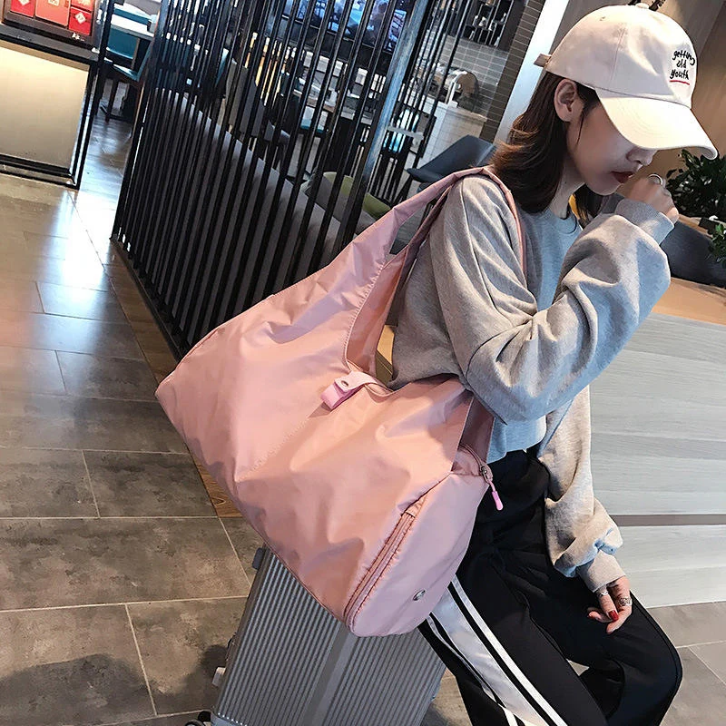 Foldable Travel Duffle Backpack with Shoe Storage product reference image