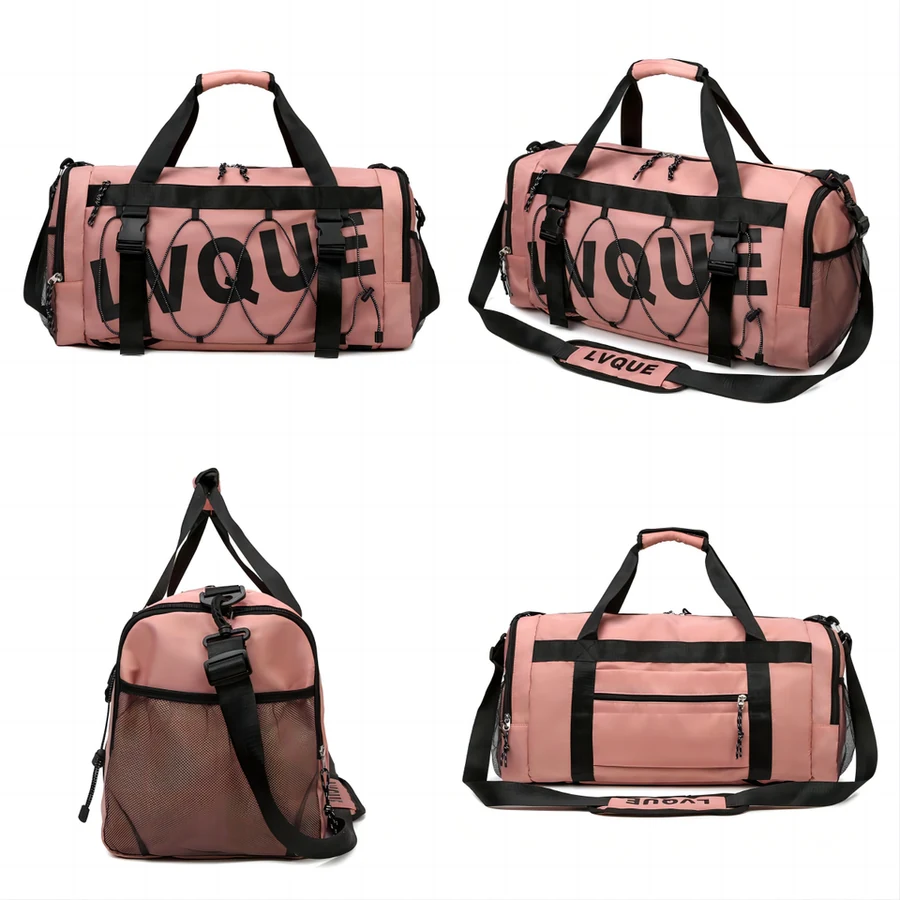 3-in-1 Yoga Mat & Travel Gym Backpack Pink color SKU reference