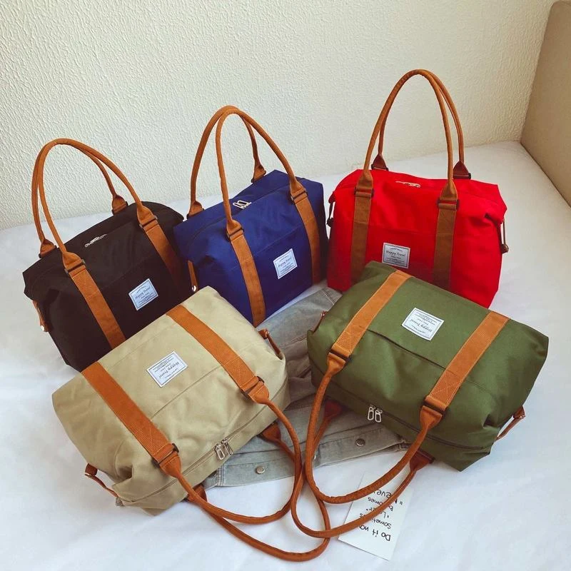 Canvas-Style Travel Gym Duffle in Two Sizes product reference image