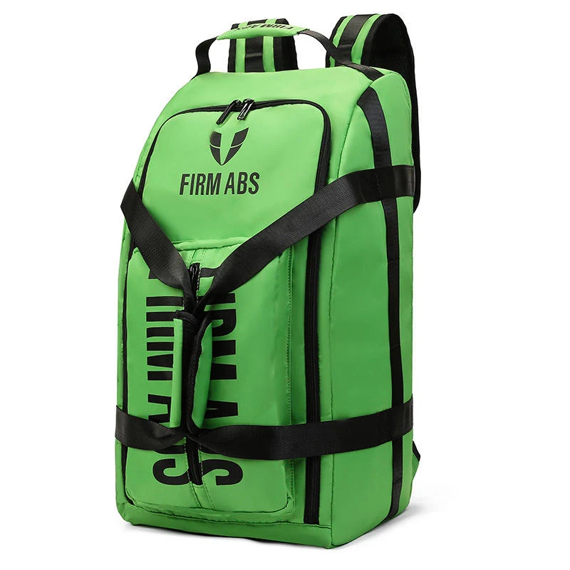 Sports Travel Backpack with Separate Shoe Compartment Light Green color SKU reference