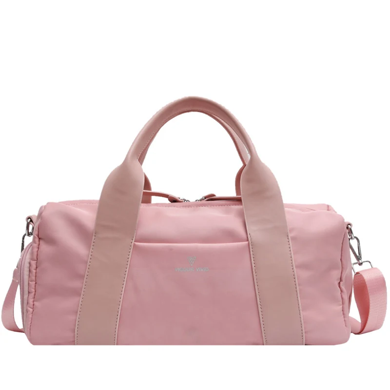 Compact Dance & Gym Duffle with Shoe Dividers Pink color SKU reference