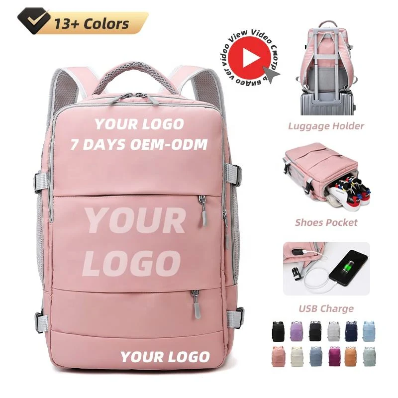 Business Travel Backpack with Breathable Shoe Pocket product reference image