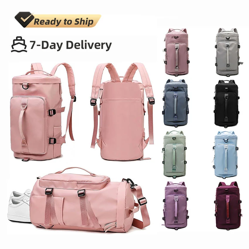 3-in-1 Polyester Travel Backpack with Yoga Mat Storage product reference image