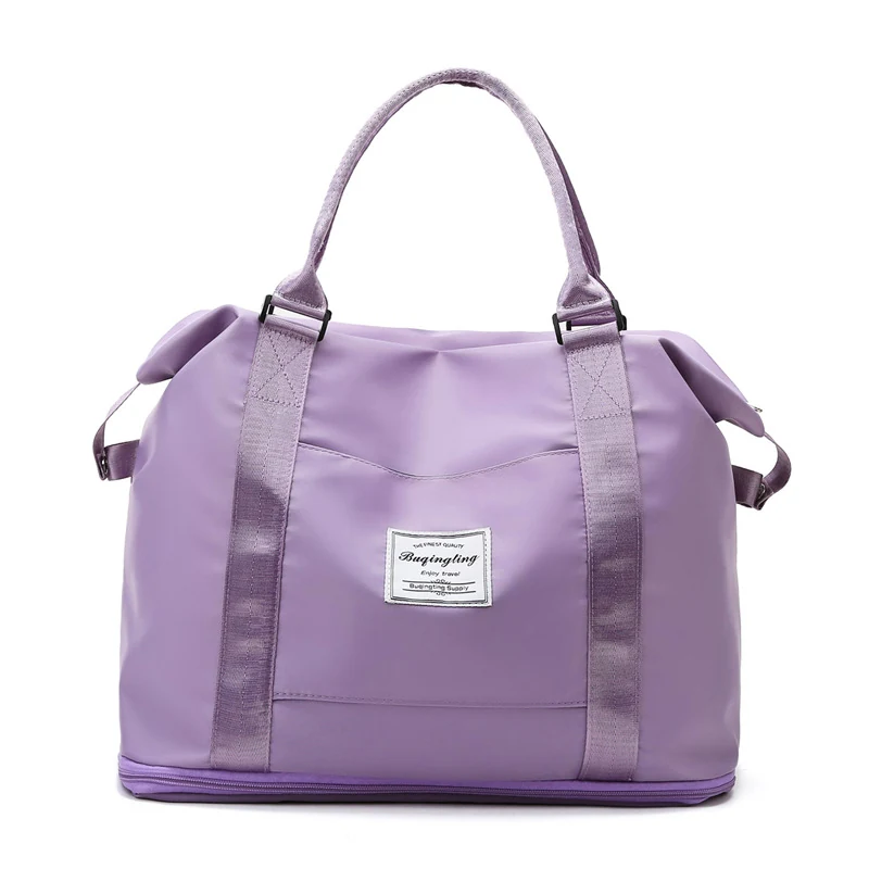 Two-Size Travel Duffle with Custom Color Options Purple color SKU reference