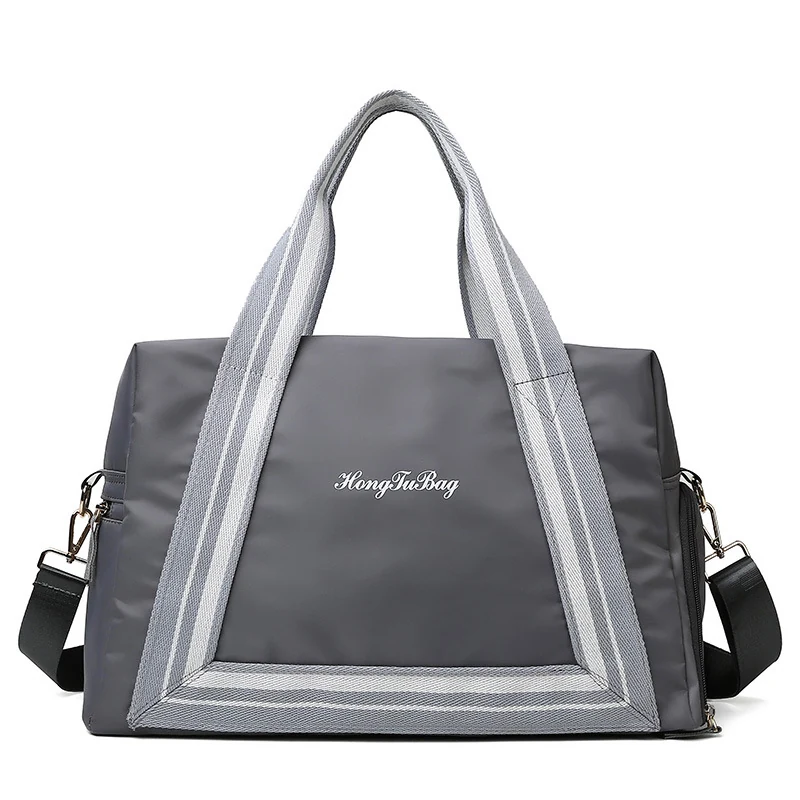 Expandable Travel Duffle in Two Size Options Gray46 × 23 × 27 cm color SKU reference