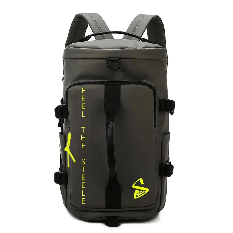 PU Travel Backpack with Shoe Compartment and RFID Features Green color SKU reference