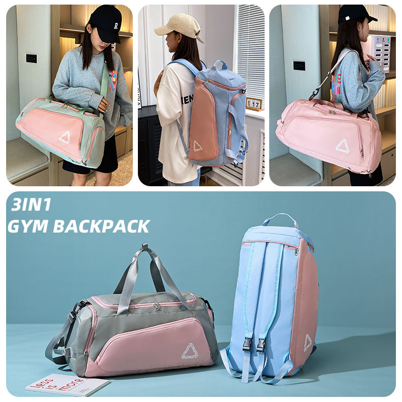 3-in-1 Weekender Backpack Duffel with Shoe Compartment product reference image