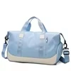 Large-Capacity Gym & Travel Duffel with Shoe Compartment Light blue color SKU reference