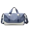 Large-Capacity Gym & Travel Duffel with Shoe Compartment Sky blue color SKU reference