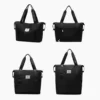 Expandable Dry/Wet Travel Duffel with Trolley Sleeve Black color SKU reference