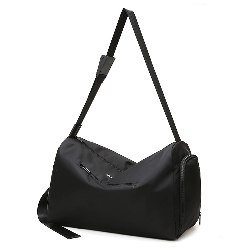 Sports Duffle Backpack with Shoe Compartment Black color SKU reference