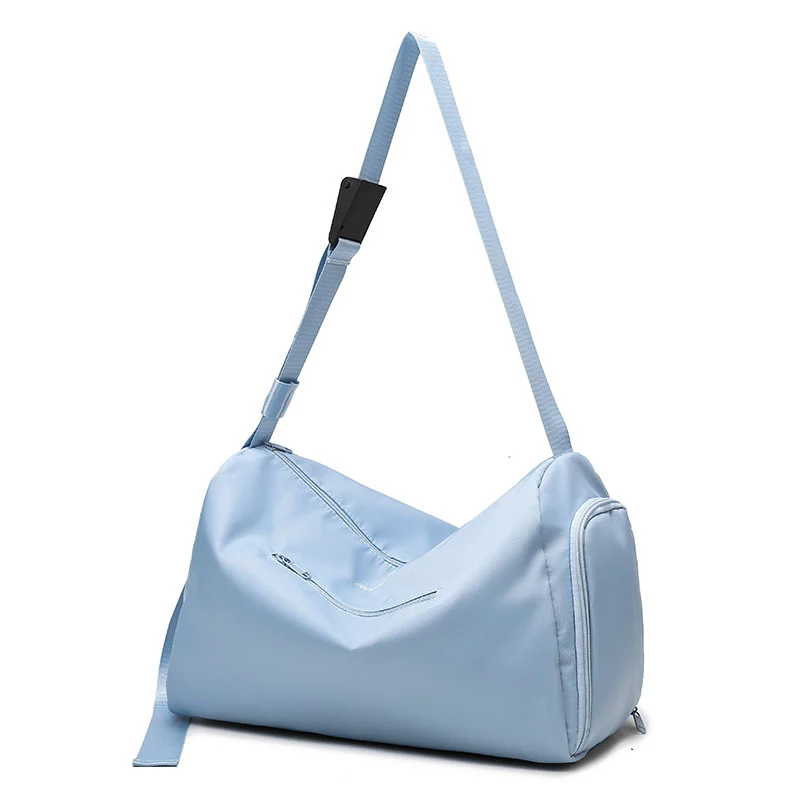 Sports Duffle Backpack with Shoe Compartment Light blue color SKU reference
