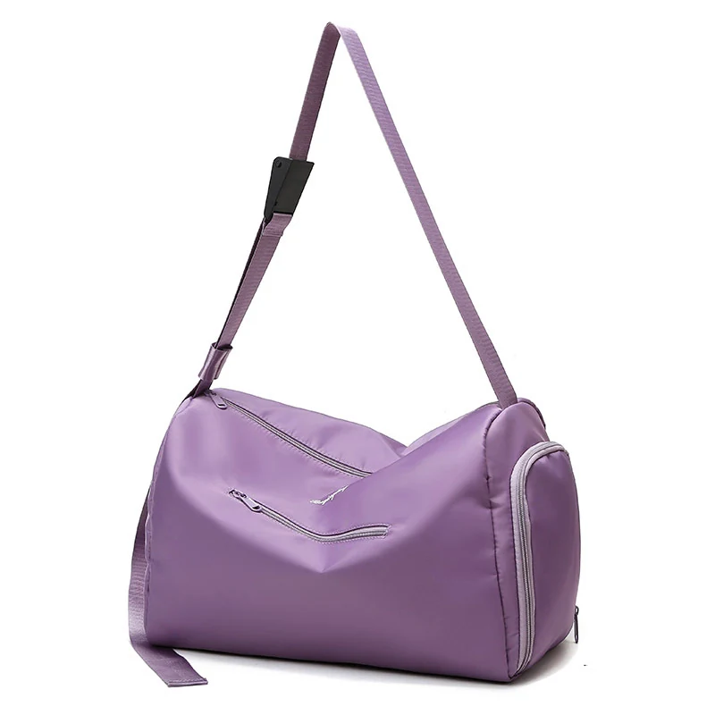 Sports Duffle Backpack with Shoe Compartment Purple color SKU reference