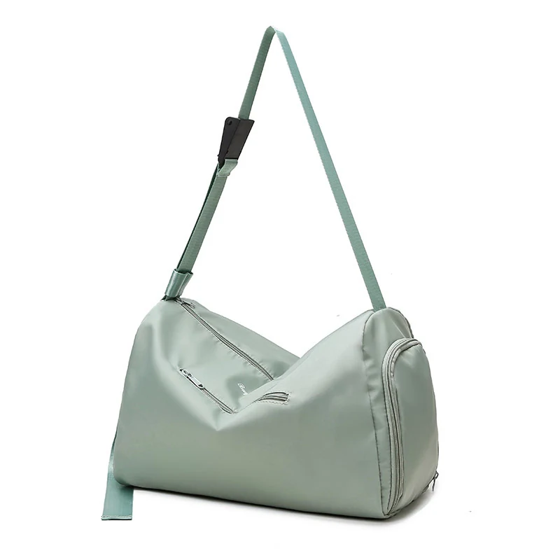 Sports Duffle Backpack with Shoe Compartment Light green color SKU reference