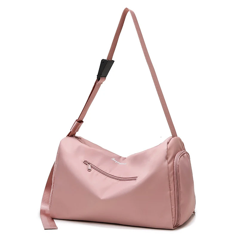 Sports Duffle Backpack with Shoe Compartment Pink color SKU reference