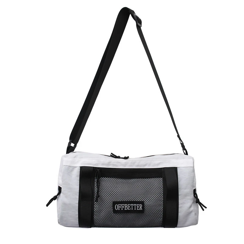 Compact Sports & Yoga Duffle with Mesh Storage White color SKU reference